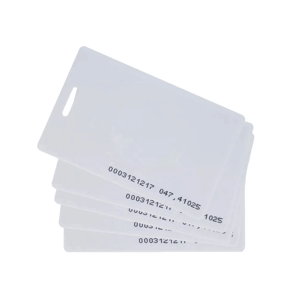 Cartão de controle de acesso RFID 125khz Proximidade ABS Clamshell
