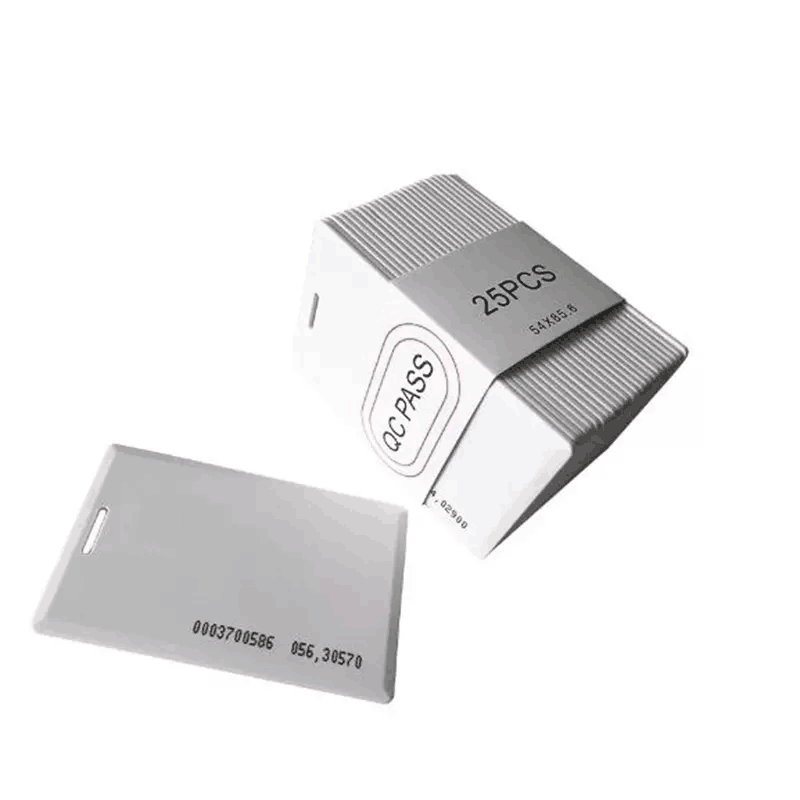 Cartão de controle de acesso RFID 125khz Proximidade ABS Clamshell