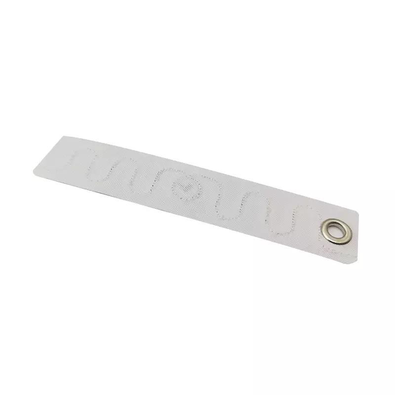 Etiqueta de lavanderia uhf rfid macia de 200 vezes a 110 graus para gerenciamento de roupas