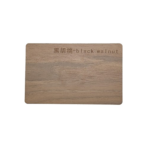 Cartão-chave de hotel RFID de madeira de bambu ecológico