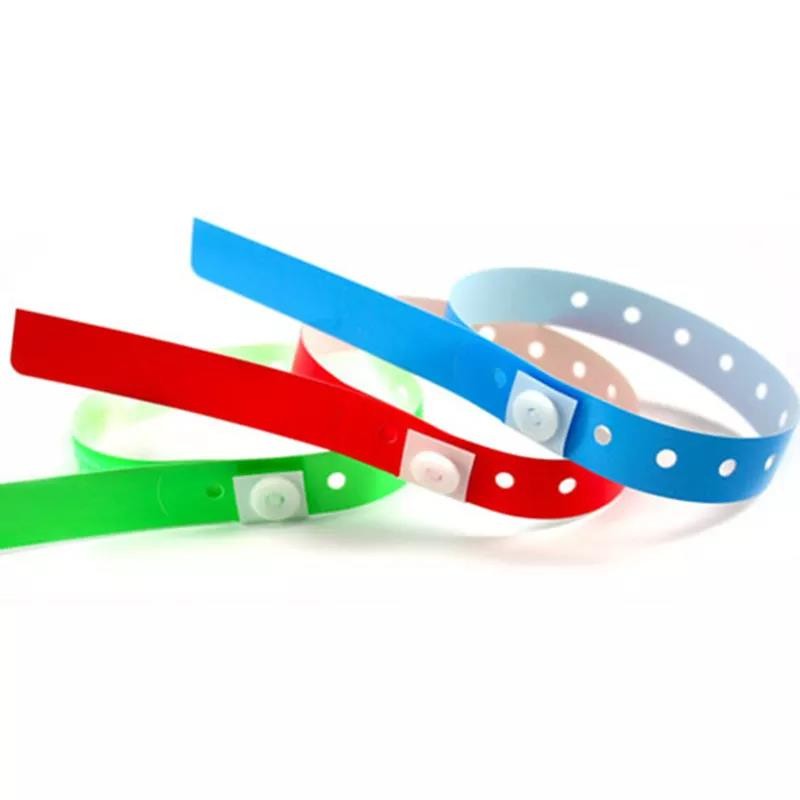 Pulseira de identificação descartável de PVC RFID UHF para hospital de bebês impressa