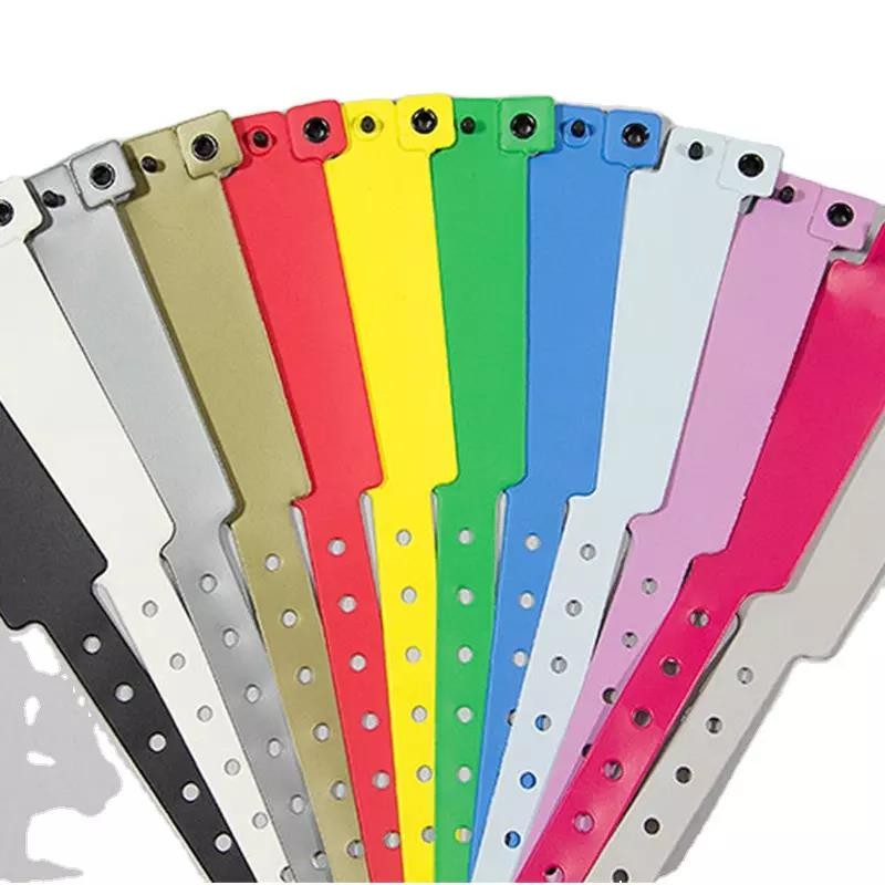 Pulseira de identificação descartável de PVC RFID UHF para hospital de bebês impressa