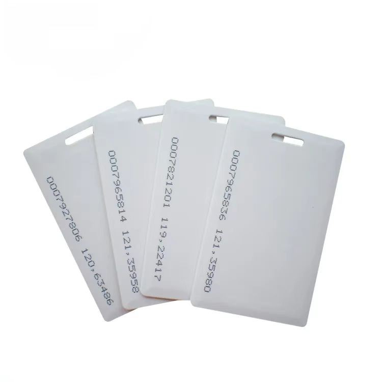 Controle de acesso Clamshell 125khz Mango TK28 TK4100 chip cartão de proximidade RFID sem contato