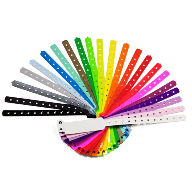 Pulseira RFID descartável com impressão em tecido de papel PP UHF H3 NFC para identificação médica