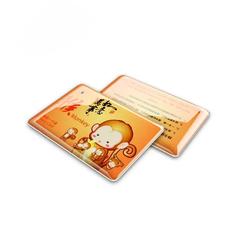 Cartão epóxi inteligente RFID regravável 13,56 MHz NFC 1k Cartões-chave epóxi para hotéis