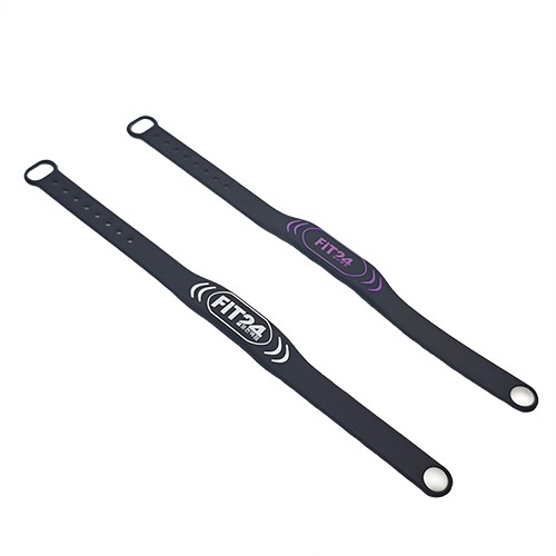 Pulseira de silicone com logotipo personalizado, pulseiras de borracha