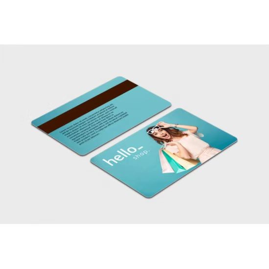 Cartão HICO com tarja magnética personalizado