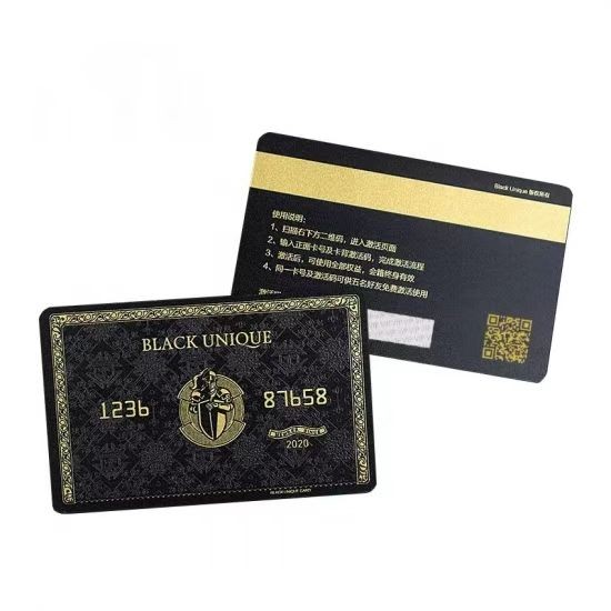 Cartão HICO com tarja magnética personalizado