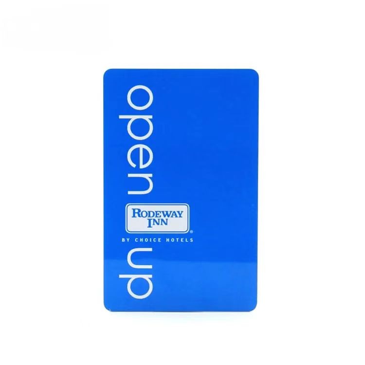 Cartão-chave de hotel RFID de PVC para controle de acesso