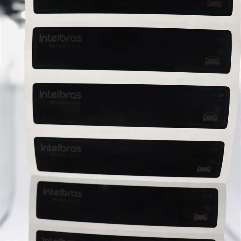 Adesivo RFID à prova d'água para para-brisa de carro UHF RFID Tag