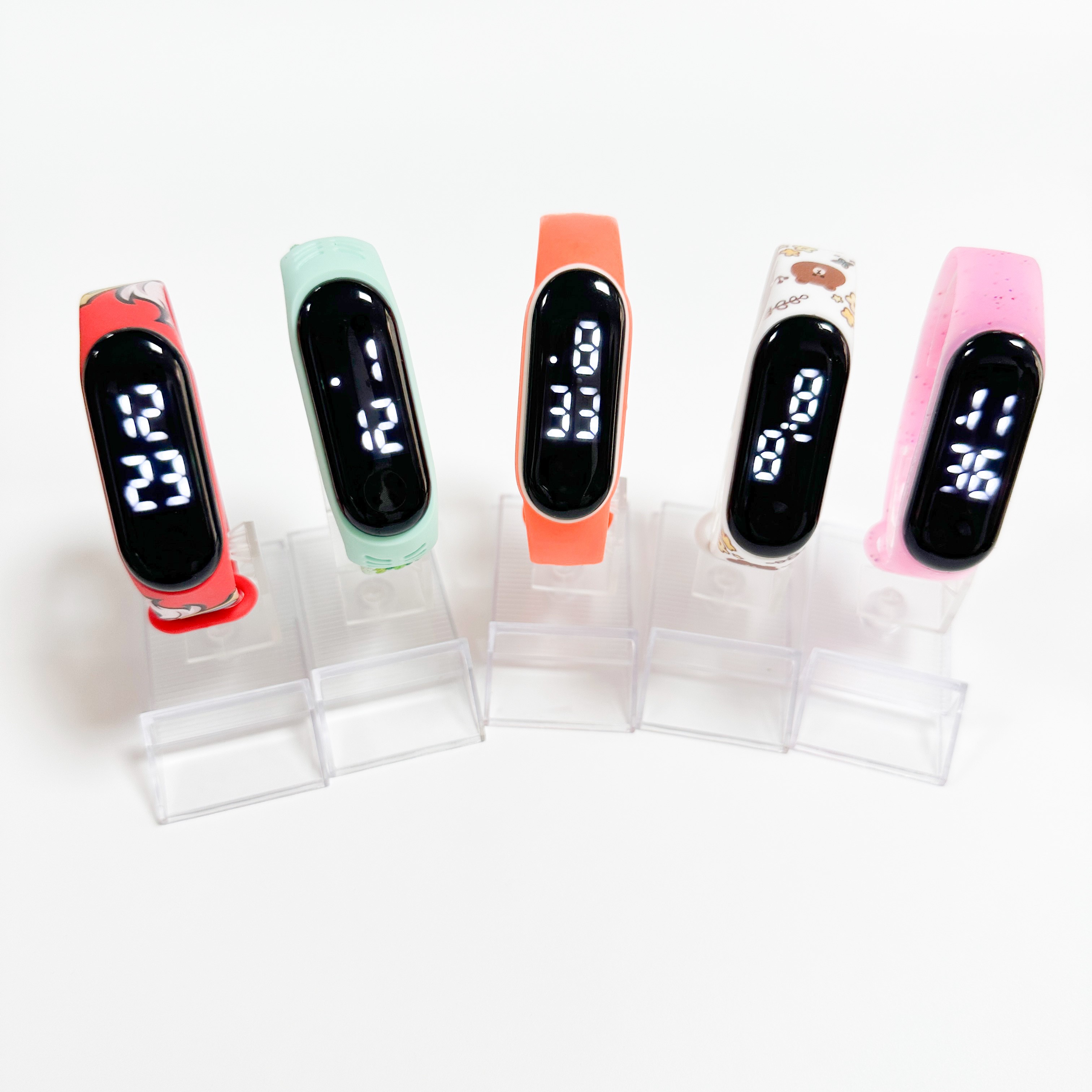 Pulseiras de silicone RFID com visor de tempo para parque de diversões