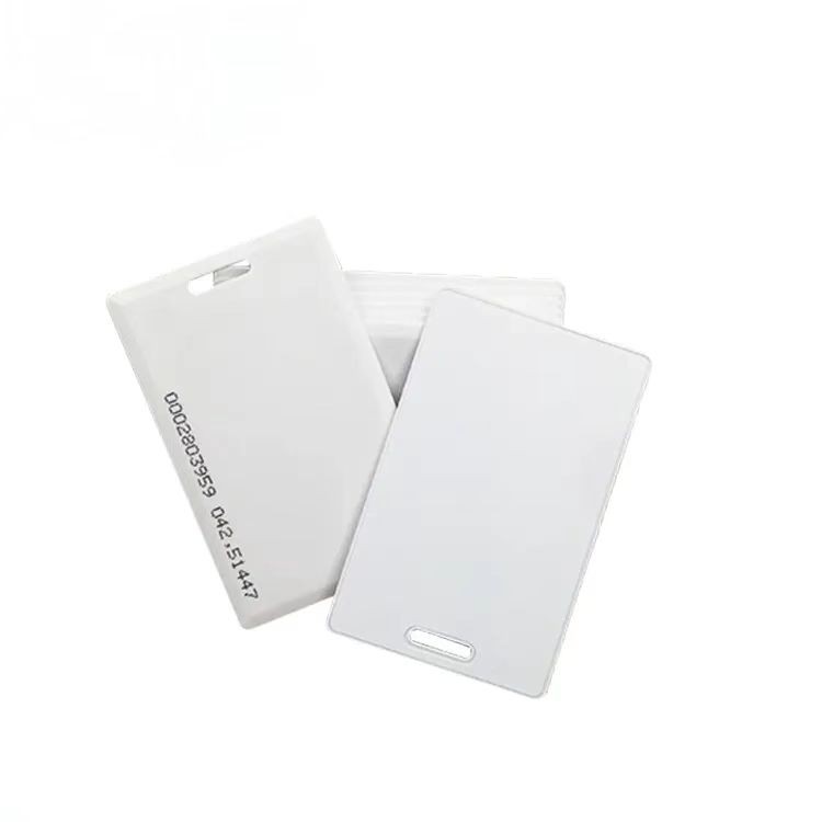 Cartão RFID grosso, cartão-chave de hotel tipo concha, cartão RFID inteligente ABS