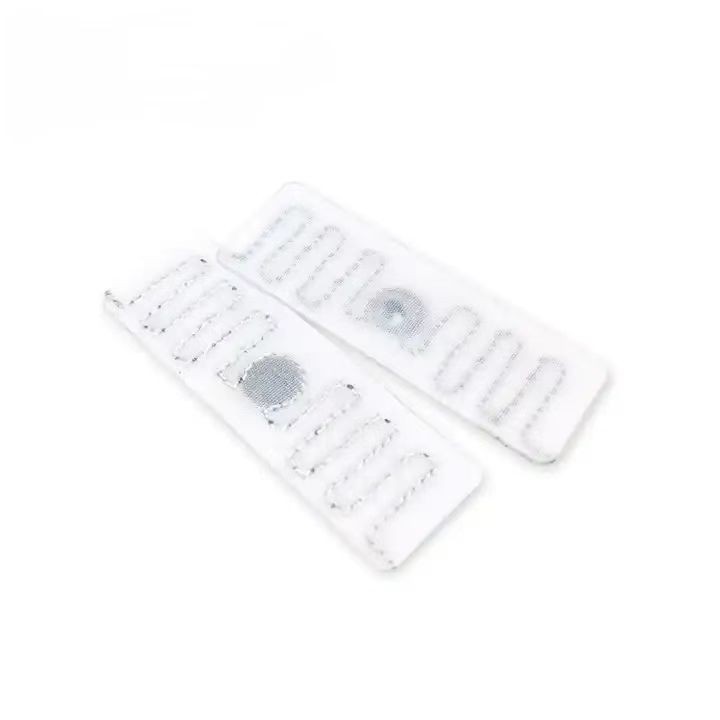 Etiqueta de lavanderia UHF RFID lavável com tecido impresso digitalmente