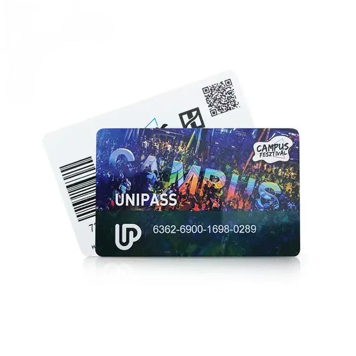 Cartões de PVC personalizados com impressão em cores completas Cartões de associação VIP de plástico