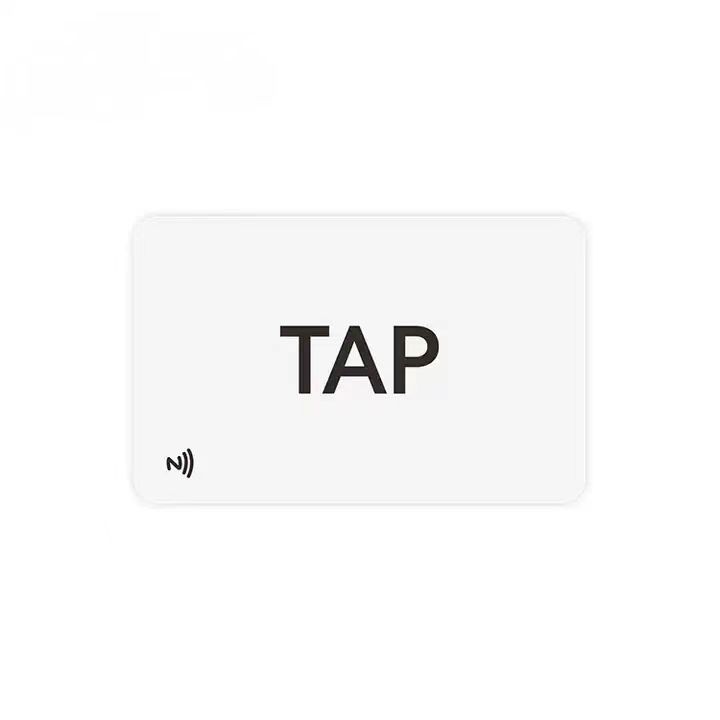 Cartão de visita digital NFC NTAG 215 NTAG 216 preto fosco para mídias sociais