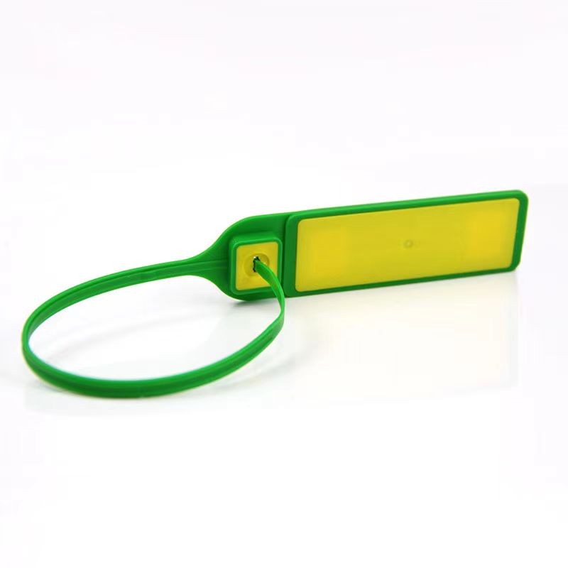 Selos de linha impressos com código de barras HF/UHF RFID borracha NFC abraçadeiras de cabo