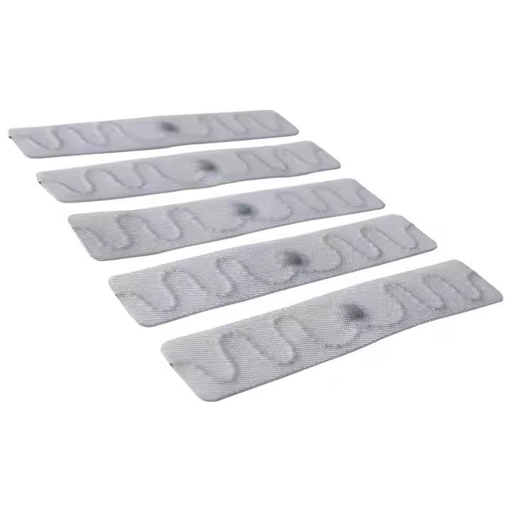 Etiqueta de linho RFID, tecido uniforme, etiqueta de lavanderia UHF RFID lavável têxtil