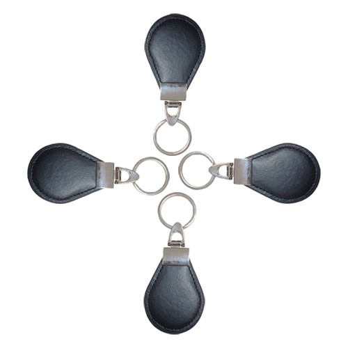 Chaveiro de couro RFID com impressão de logotipo