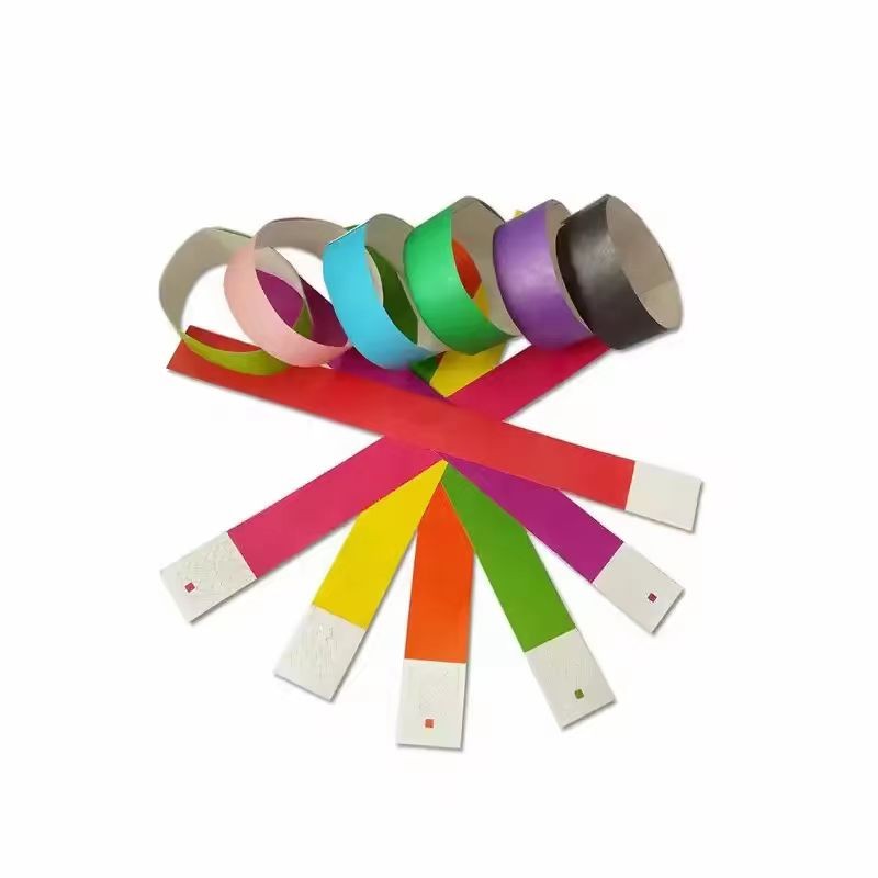 Pulseiras descartáveis ​​de papel sintético