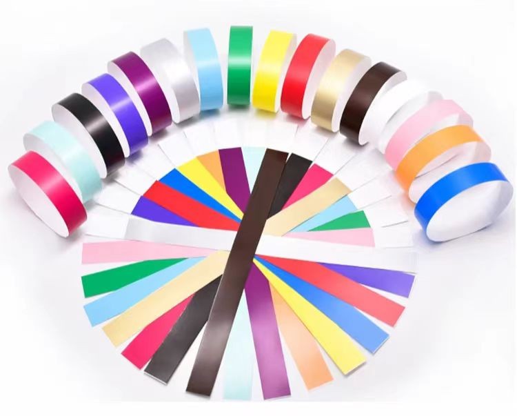 Pulseiras descartáveis ​​de papel sintético