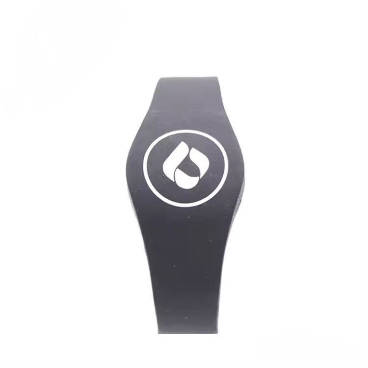 Pulseira NFC personalizada, pulseiras de chave regraváveis, pulseiras de silicone à prova d'água e RFID