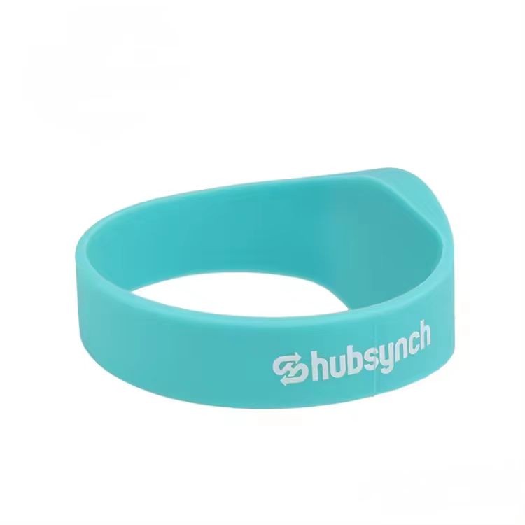 Pulseira NFC personalizada, pulseiras de chave regraváveis, pulseiras de silicone à prova d'água e RFID