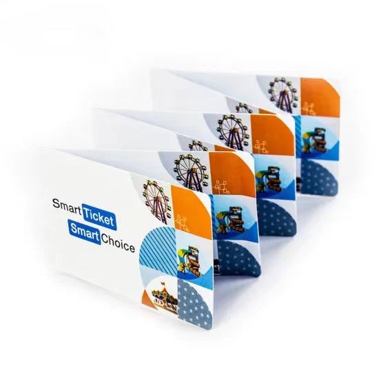 Cartão de papel biológico ecológico com chip RFID