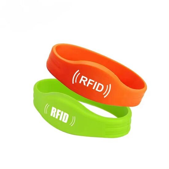Pulseira esportiva à prova d'água 13,56 MHz NFC RFID pulseira de silicone