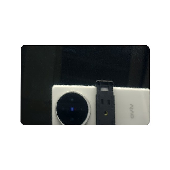 Cartão de visita personalizado em espelho de plástico PVC com impressão de logotipo