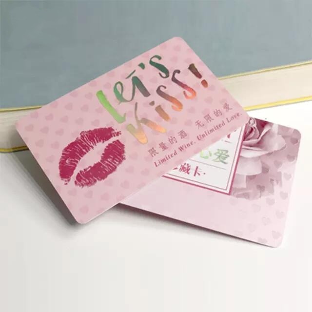 Cartão de membro de luxo personalizado RFID VIP com relevo
