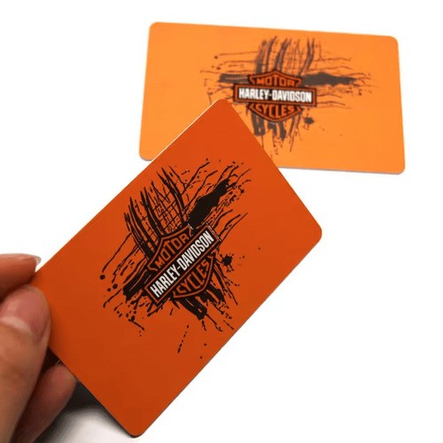 Cartão de membro de luxo personalizado RFID VIP com relevo