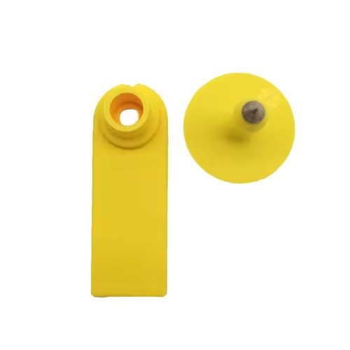 Etiqueta auricular RFID TPU com design inovador e dividido para monitoramento de gado, porcos, cavalos e animais de fazenda