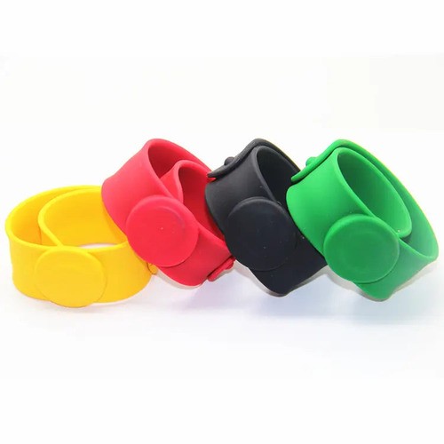 Pulseira de silicone RFID com logotipo personalizado