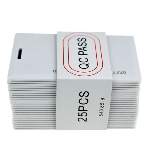 Cartão RFID Clamshell 125KHz RFID T5577 Cartão Inteligente Grosso para Controle de Acesso