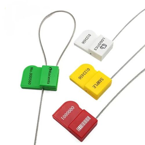 Etiqueta de selo RFID de longo alcance, aço fino, UHF RFID, etiqueta de abraçadeira de cabo de aço inoxidável