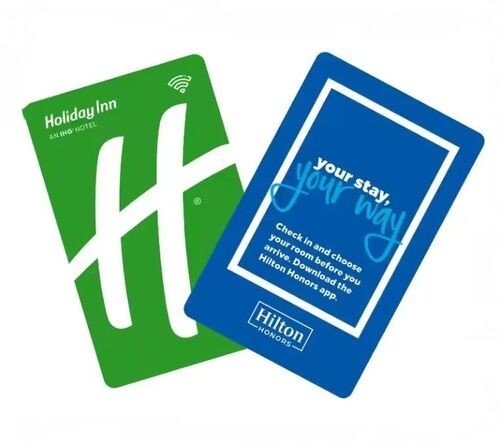 Cartões-chave de quarto de hotel com impressão RFID personalizada