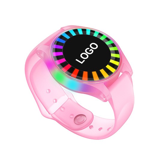 Pulseiras vibratórias com lembrete de contagem regressiva RFID para eventos internos