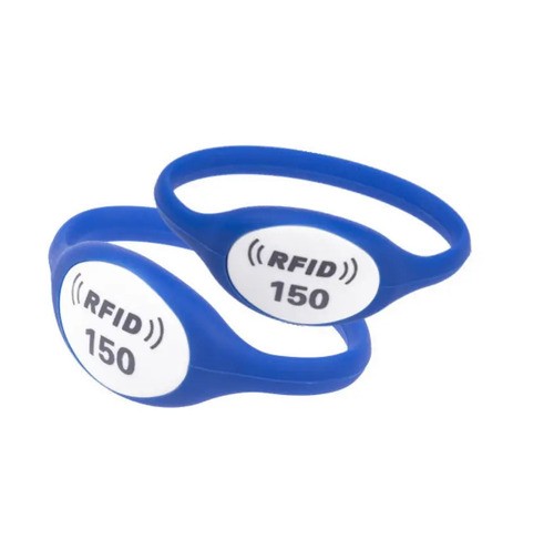 Pulseira NFC programável à prova d'água, pulseira de silicone RFID reutilizável para controle de acesso