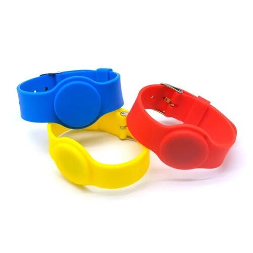 Pulseira de silicone ajustável à prova d'água de 13,56 MHz personalizada para ingressos de eventos