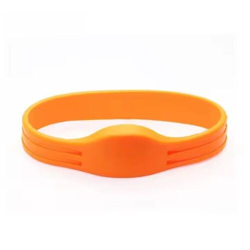 Pulseira RFID de silicone com logotipo personalizado para gerenciamento de membros NTAG213