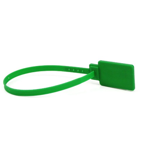Etiquetas de abraçadeira descartáveis ​​RFID PP de 860 a 960 MHz com fivela de metal