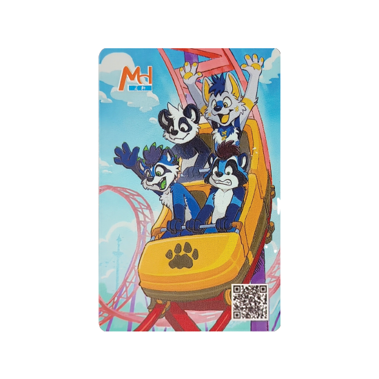 Cartão de jogo de animação RFID personalizado, cartão de laser escovado em relevo em PVC