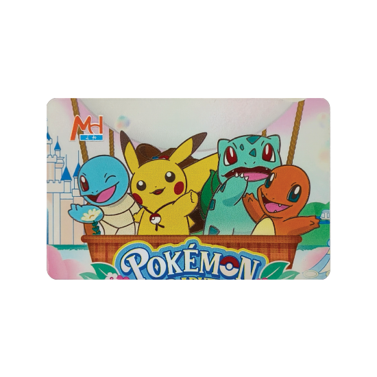 Cartão de jogo de animação RFID personalizado, cartão de laser escovado em relevo em PVC