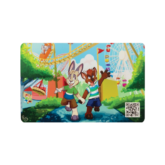 Cartão de jogo de animação RFID personalizado, cartão de laser escovado em relevo em PVC