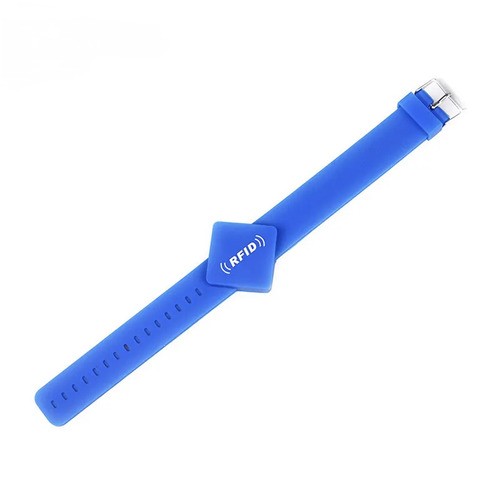 Pulseira de silicone à prova d'água RFID 125 kHz para controle de acesso de hotéis, academias e parques aquáticos