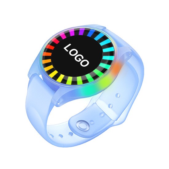 Pulseira HF LED RFID NFC personalizada para parque de aventura