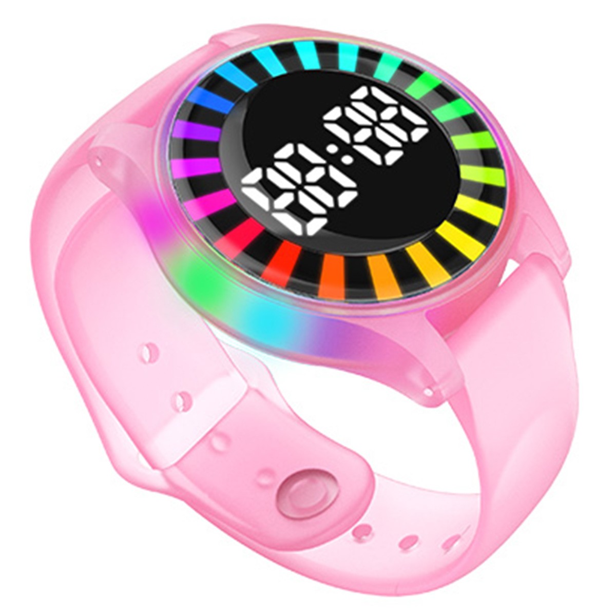 Pulseiras e braceletes LED recarregáveis ​​de gerenciamento de tempo piscante para parque de trampolim