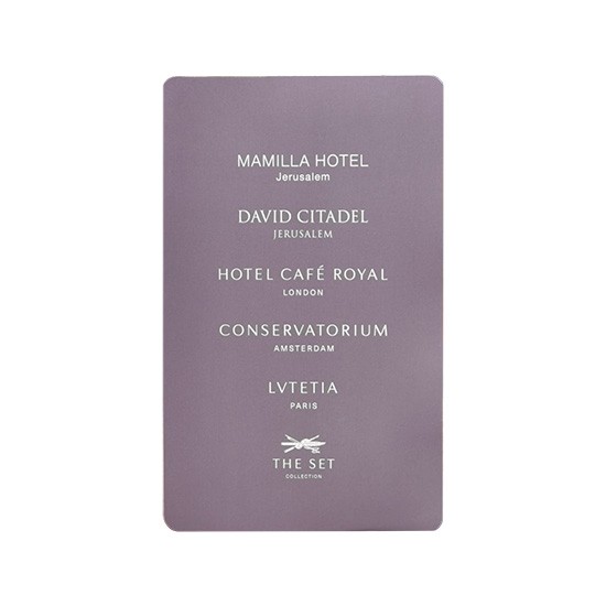 Novos cartões de visão 1K compatíveis com Mifare (Mamilla Hotel)