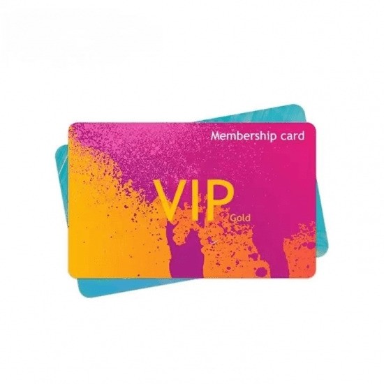 Cartão de plástico PETG biodegradável com logotipo personalizado RFID e ecologicamente correto