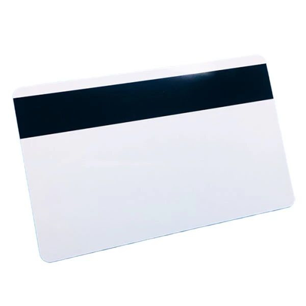 Cartão de plástico colorido PVC CR80 com tarja magnética e impressão de número de série